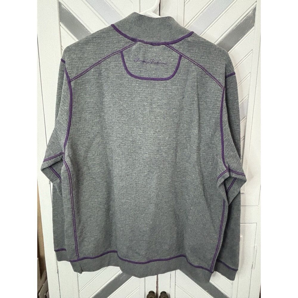 Tommy Bahama Men's University of Washington Collegiate Reversible Pullover - Picture 3 of 13